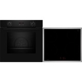 Neff BX46PIB, Ensemble four Noir/en acier inoxydable