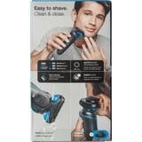 Braun Series 5 - 51-B1200s, Rasoir Noir/Bleu