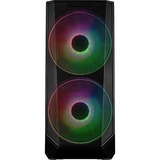 Inter-Tech IT-3503 Airstream boîtier midi tower Noir | 2x USB-A | 1x USB-C | RGB | Window