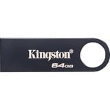 Kingston DataTraveler SE9 G3 64 Go, Clé USB Gris foncé, KE-U2X64-1AC, USB-A 3.2 (5 Gbit/s)