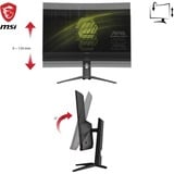 MSI  31.5" 4K UHD Moniteur gaming incurvé  Noir