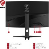 MSI  31.5" 4K UHD Moniteur gaming incurvé  Noir