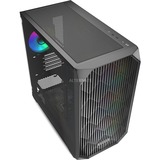 Sharkoon MK3 RGB boîtier mini tower Noir | 2x USB-A | 1x USB-C | RGB | Window