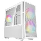 DeepCool CH360 boîtier mini tower Blanc | 1x USB-A | 1x USB-C | RGB | Window