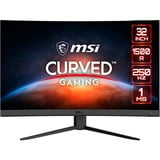 MSI  32" Moniteur gaming incurvé  Noir