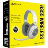 Corsair HS55 Wireless casque gaming over-ear Blanc, Bluetooth, PC