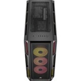 Corsair  boîtier midi tower Noir | 4x USB-A | 1x USB-C | RGB | Window