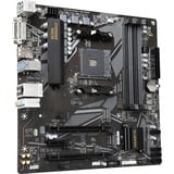 GIGABYTE B550M DS3H carte mère socket AM4 Noir/gris, RAID, Gb-LAN, Sound, µATX