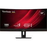 ViewSonic  34" Moniteur UltraWide incurvé  Noir (Mat)