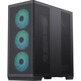 APNX  boîtier midi tower Noir | 2x USB-A | 1x USB-C | RGB | Verre Trempé