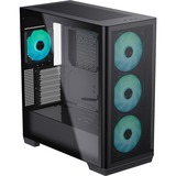 APNX  boîtier midi tower Noir | 2x USB-A | 1x USB-C | RGB | Verre Trempé