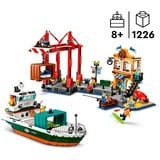 LEGO City - Le port et le navire marchand, Jouets de construction 60422