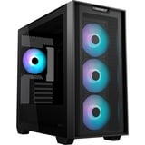 ASUS  boîtier mini tower Noir | 2x USB-A | RGB | Window