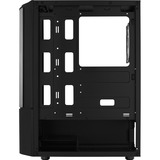 Aerocool Quantum v3 boîtier midi tower Noir/gris | 3x USB-A | RGB | Verre Trempé