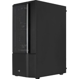 Aerocool Quantum v3 boîtier midi tower Noir/gris | 3x USB-A | RGB | Verre Trempé