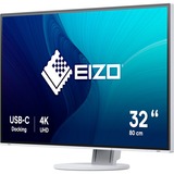 EIZO FlexScan EV3285 31.5" 4K UHD Moniteur  Blanc, 80 cm (31.5"), 3840 x 2160 pixels, 4K Ultra HD, LED, 5 ms, Blanc