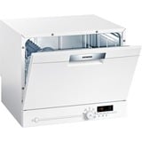 Siemens iQ300 SK26E222EU lave-vaisselle Autoportante 6 couverts F Blanc, Autoportante, Compact, Blanc, Boutons, Rotatif, 1,75 m, 2,15 m