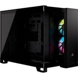 Corsair iCUE LINK 2500X RGB mini tower, boîtier pc Noir | 2x USB-A | 1x USB-C | RGB | Window