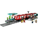 LEGO City - Le tramway et la station du centre-ville, Jouets de construction 60423