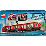 LEGO City - Le tramway et la station du centre-ville, Jouets de construction 60423