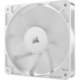 Corsair RS120 PWM, Ventilateur de boîtier Blanc, Connecteur de ventilateur PWM à 4 broches