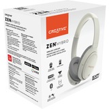 Creative Zen Hybrid casque over-ear Blanc