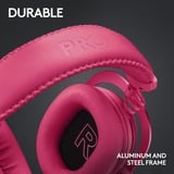 Logitech  casque gaming over-ear Magenta