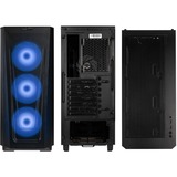 Phanteks Eclipse G360A boîtier midi tower Noir | 2x USB-A | RGB | Verre Trempé