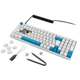 Sharkoon clavier gaming Blanc, Layout DE, Gateron G Pro 3.0 Yellow