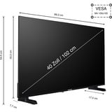 Telefunken  40" TV LED Noir