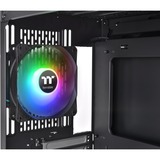 Thermaltake View 300 MX boîtier midi tower Noir | 2x USB-A | 1x USB-C | RGB | Verre Trempé