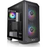 Thermaltake View 300 MX boîtier midi tower Noir | 2x USB-A | 1x USB-C | RGB | Verre Trempé