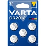 VARTA 6016101415 Batterie à usage unique Lithium Batterie à usage unique, Lithium, 3 V, 5 pièce(s), 87 mAh, Multicolore