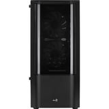 Aerocool Quantum v2 TG boîtier midi tower Noir/gris | 3x USB-A | RGB | Verre Trempé