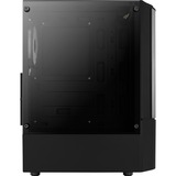 Aerocool Quantum v2 TG boîtier midi tower Noir/gris | 3x USB-A | RGB | Verre Trempé