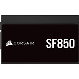 Corsair SF850, 850 Watt alimentation  Noir, 2x PCIe, 1x 12VHPWR, Gestion des câbles