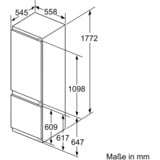 Neff KI6873FE0 réfrigérateur-congélateur Intégré (placement) 270 L E Blanc, Combination Réfrigérateur / congélateur 270 L, SN-T, 7 kg/24h, E, Nouvelle zone compartiment, Blanc