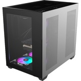 RAIJINTEK  boîtier bench/show Noir | 2x USB-A | Window