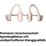 Shokz  casque technologie conduction osseuse Beige