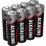 Ansmann Alkaline Red, Batterie Argent, Batterie à usage unique, Alcaline, Noir, Gris, 14,5 mm, 14,5 mm, 50,5 mm