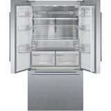 Bosch KFF96PIEP frigo américain Autoportante 573 L E Acier inoxydable, French Door Acier inoxydable, Autoportante, Porte française, Acier inoxydable, LED, Acier inoxydable, 573 L