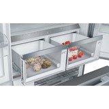 Bosch KFF96PIEP frigo américain Autoportante 573 L E Acier inoxydable, French Door Acier inoxydable, Autoportante, Porte française, Acier inoxydable, LED, Acier inoxydable, 573 L