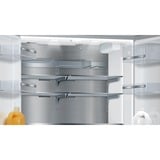 Bosch KFF96PIEP frigo américain Autoportante 573 L E Acier inoxydable, French Door Acier inoxydable, Autoportante, Porte française, Acier inoxydable, LED, Acier inoxydable, 573 L