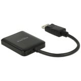 DeLOCK DisplayPort 1.4 > 2x HDMI MST, Répartiteurs de DisplayPort Noir, 0,2 mètres