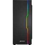 Sharkoon RGB Slider boîtier midi tower Noir | 3x USB-A | RGB | Window