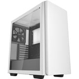 DeepCool CK500 boîtier midi tower Blanc | 2x USB-A | 1x USB-C | Verre Trempé