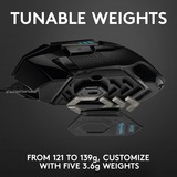 Logitech G502 HERO High Performance, Souris gaming Noir, 100 - 25.600 dpi, LED RGB