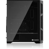 RAIJINTEK  boîtier midi tower Noir | 3x USB-A | Window