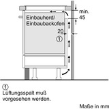 Bosch PXX645HC1E, Plaque de cuisson séparée Noir/en acier inoxydable