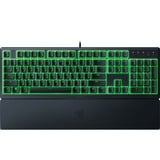 Razer Ornata V3 X clavier USB QWERTZ Allemand Noir, clavier gaming Noir, Layout DE, Membrane, Taille réelle (100 %), USB, Clavier à membrane, QWERTZ, LED RGB, Noir